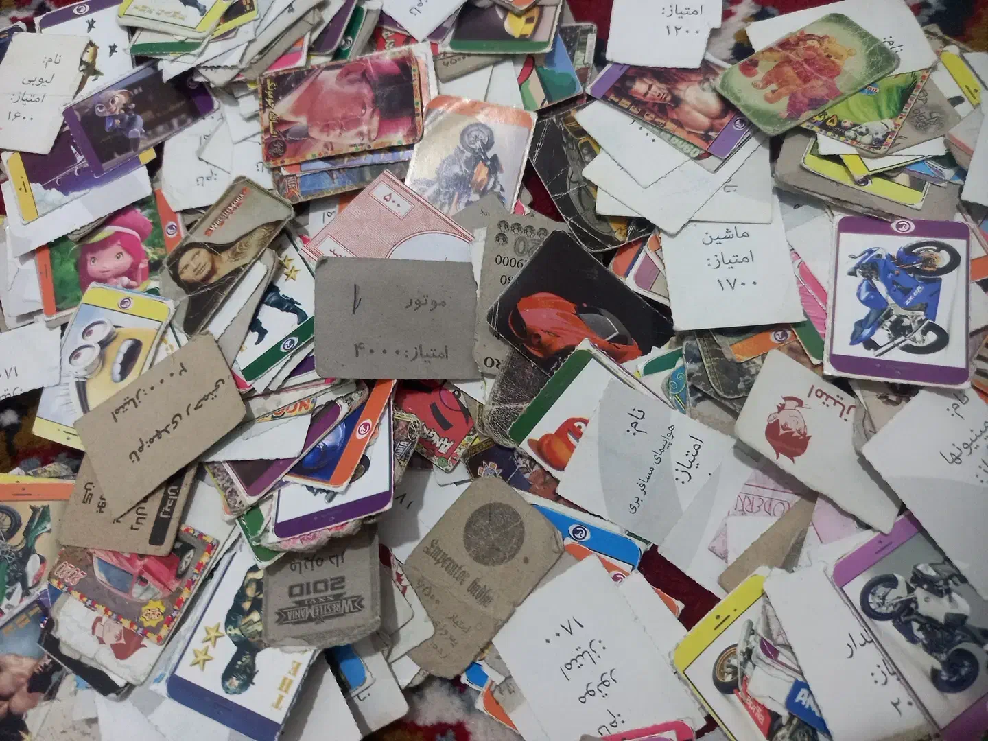 کارت بازی قدیمی و جدید|اسباب‌‌بازی|اسفراین, |دیوار