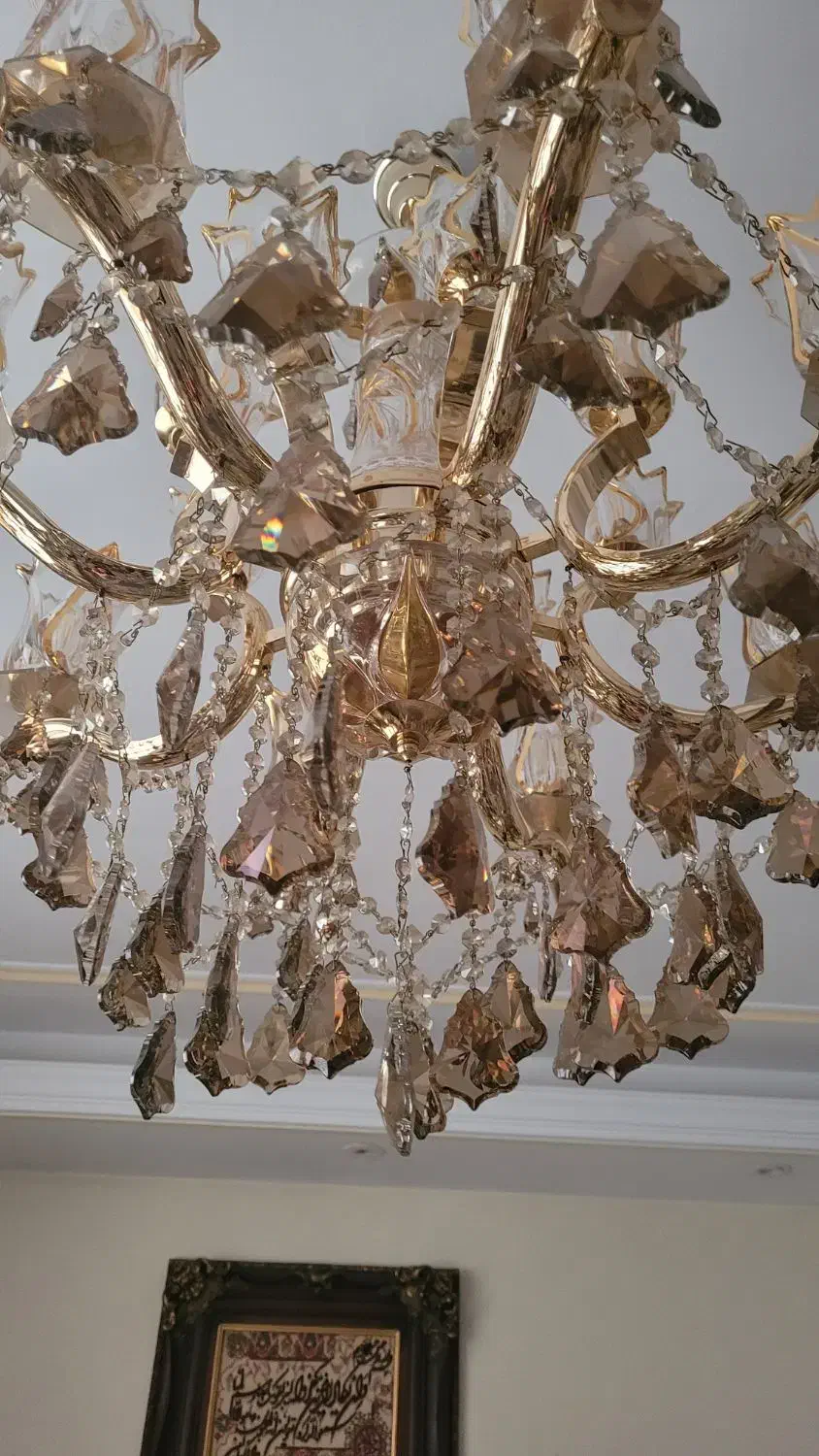 لوستر ۸شاخه دوبا|لوستر و چراغ آویز|تهران, نبی اکرم|دیوار