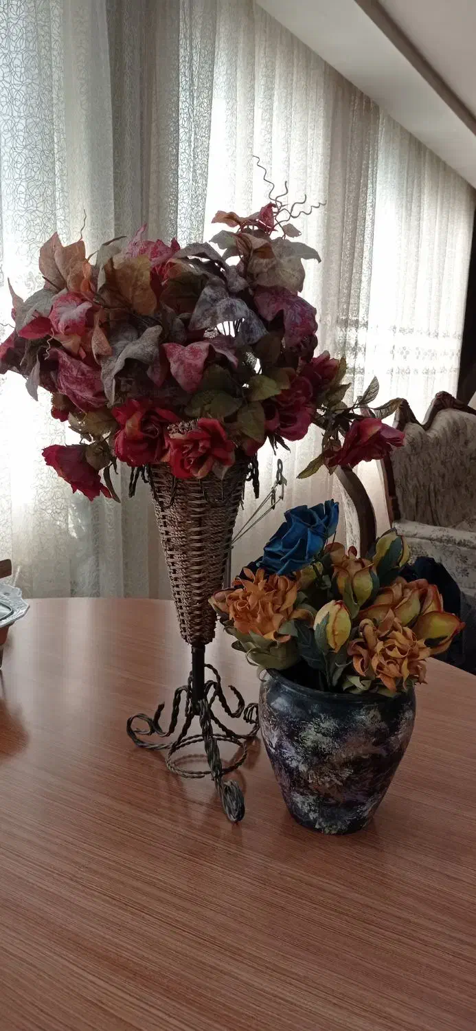 گل مصنوعی و گلدان|گل مصنوعی|مشهد, سرافرازان|دیوار