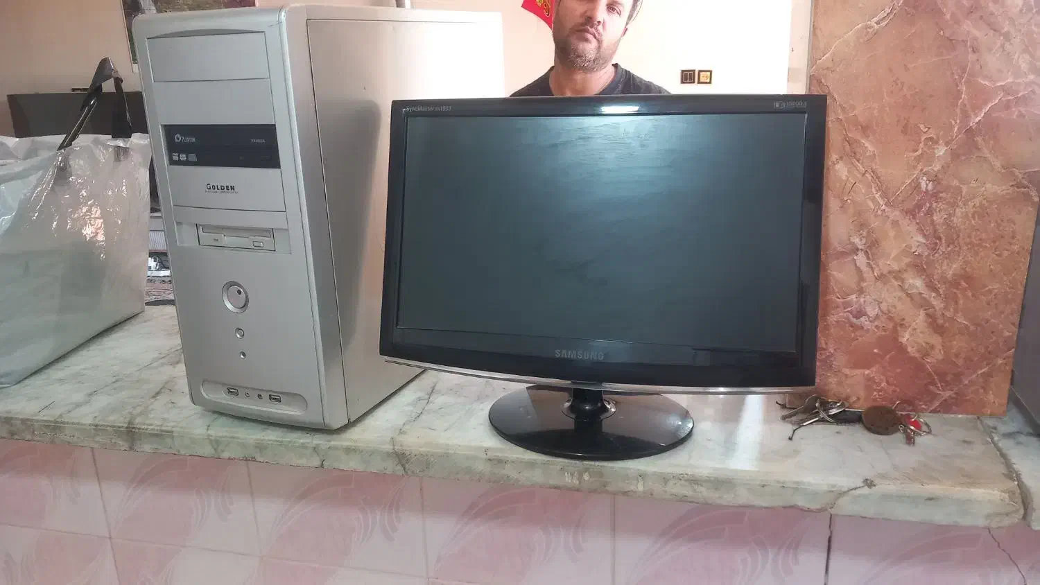 کامپیوتر وکیسو مانیتور وکیبورد سالم وقابل استفاده|رایانه رومیزی|کرج, آق تپه|دیوار