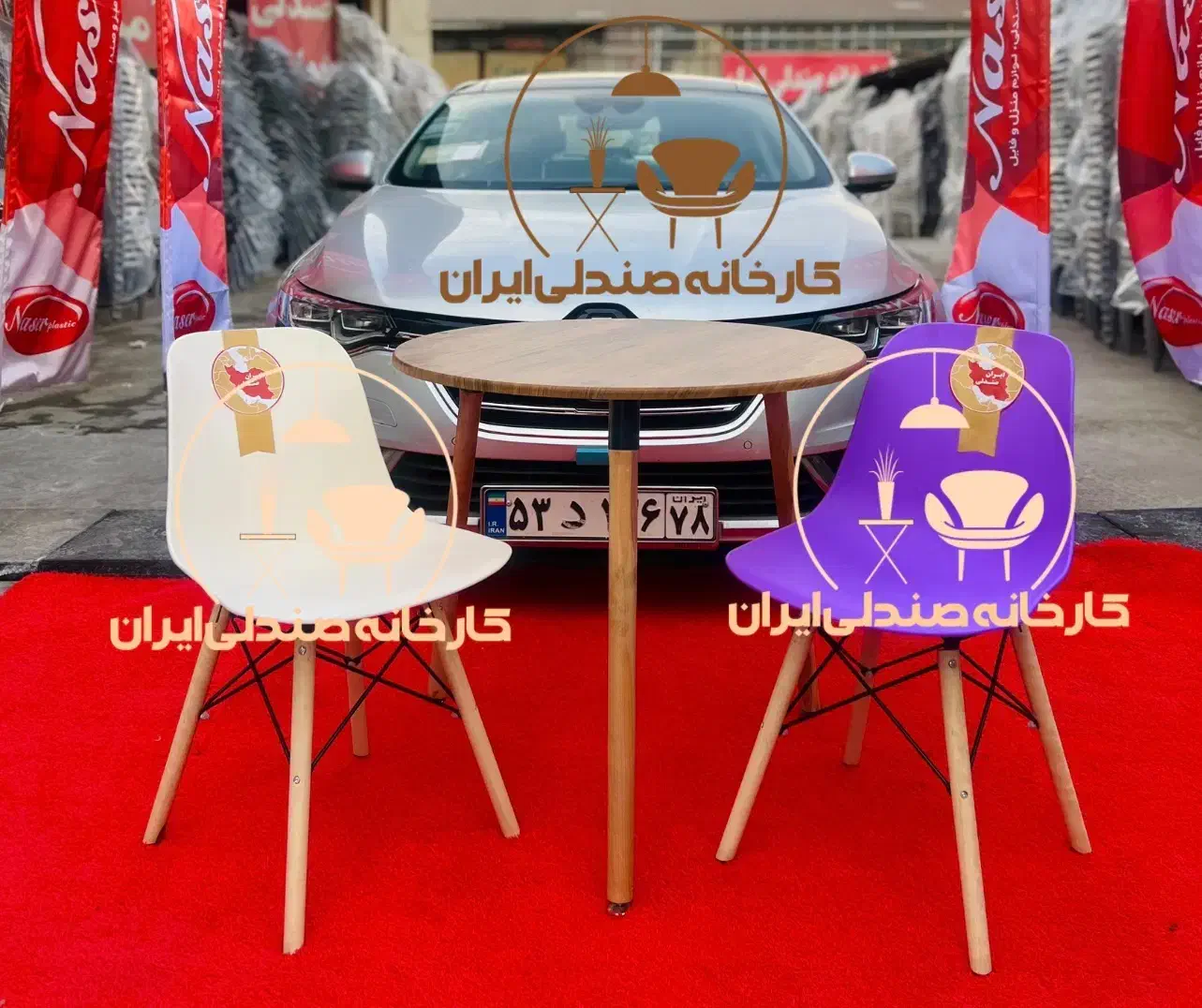 صندلی پلاستیکی مدل جابر|میز و صندلی غذاخوری|کرج, عظیمیه|دیوار