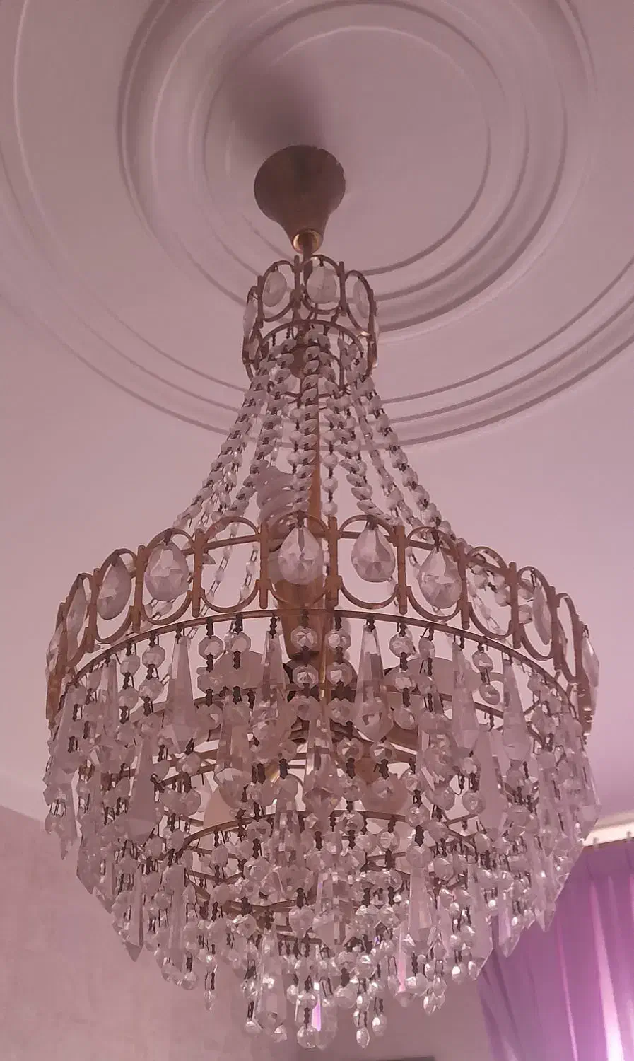 لوستر برنزاشکی|لوستر و چراغ آویز|قزوین, |دیوار