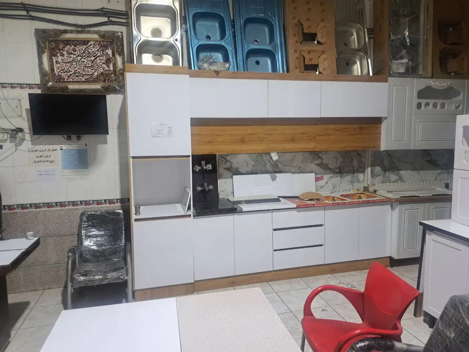 تولیدی کابینت پیش ساخته در شهر شیراز کد ۲۰|مصالح و تجهیزات ساختمان|شیراز, کوشک میدان|دیوار