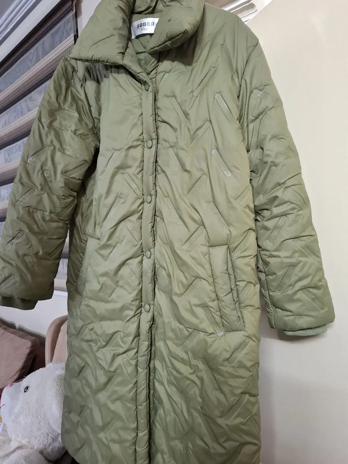 کاپشن پر زنانه ماکسی دکمه ای (برند سوبر)|لباس|تهران, جوادیه|دیوار