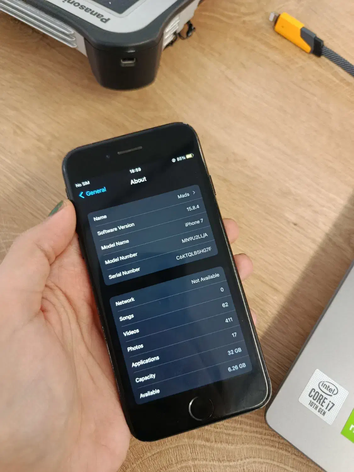 آیفون ۷ مشکی|موبایل|شیراز, ملاصدرا|دیوار