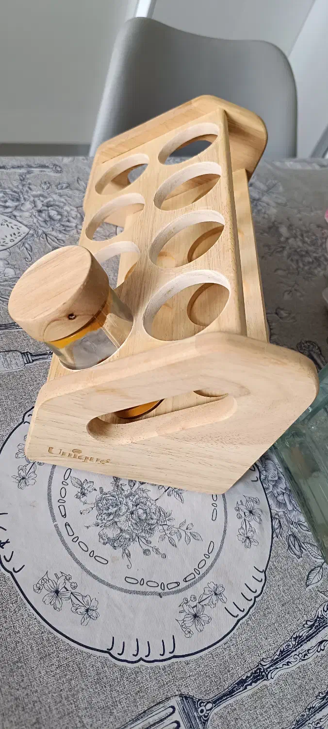 استند ادویه چوبی یونیک کوی کارمندان جنوبی|آبچکان و نظمدهنده ظروف|کرج, کوی کارمندان جنوبی|دیوار