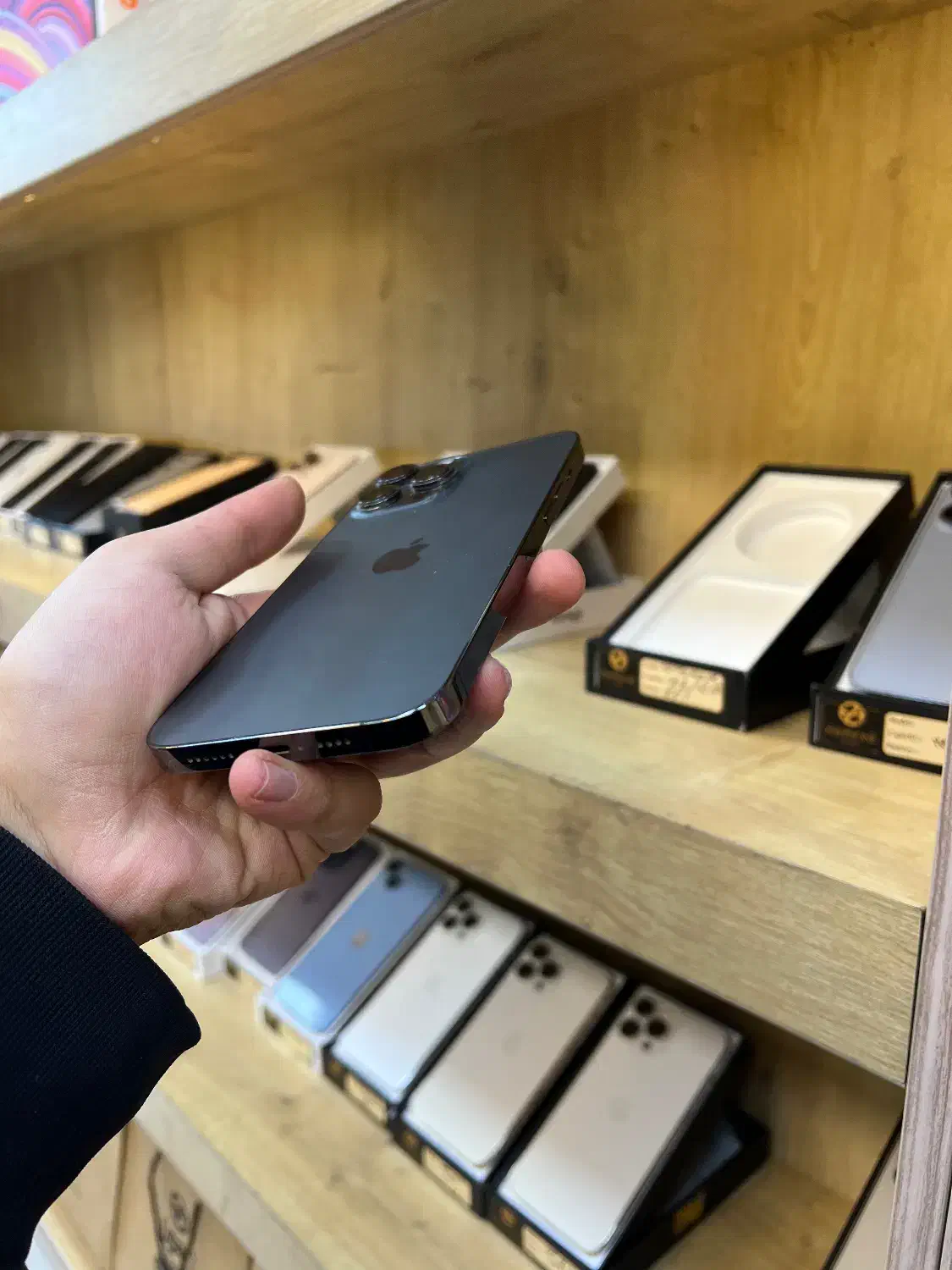 ایفون 13pro max ۲۵۶گیگ مشکی تمیز|موبایل|اصفهان, مفتح|دیوار