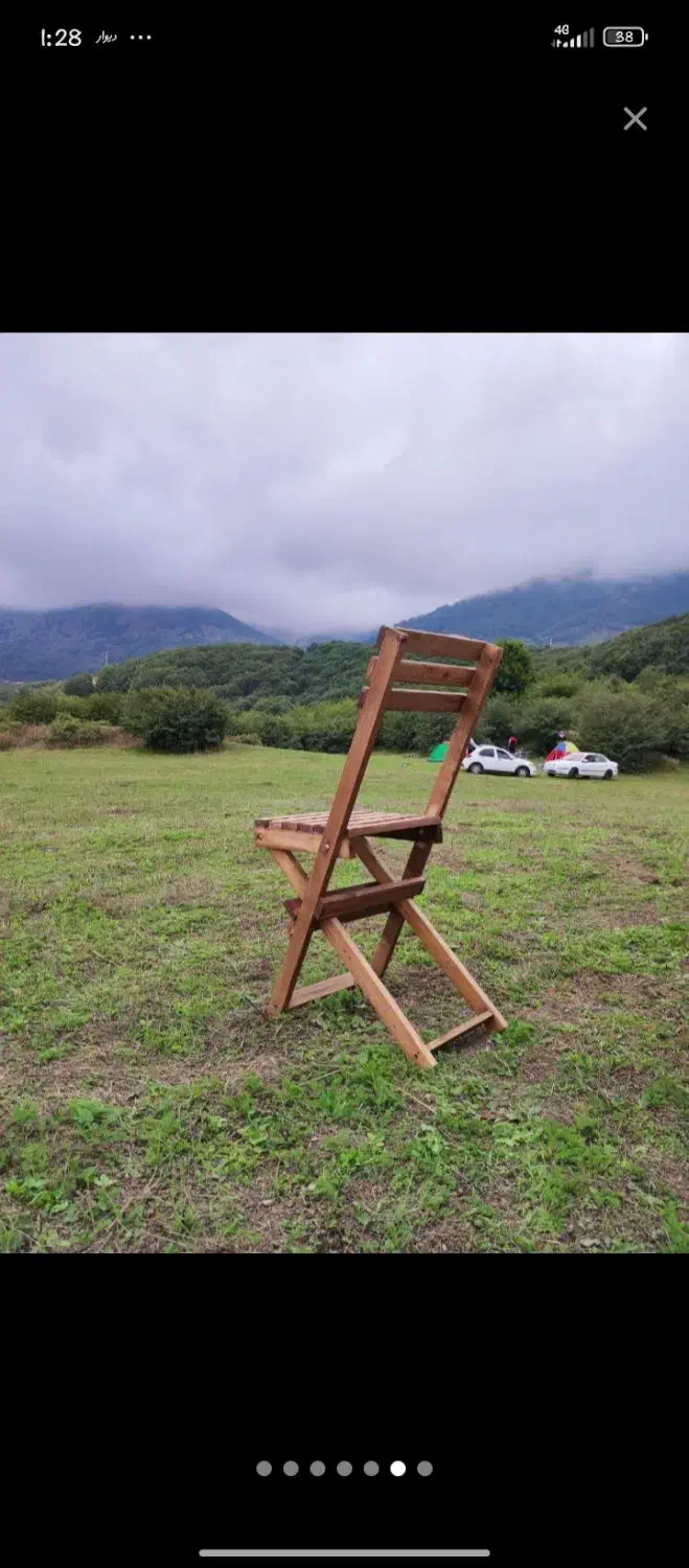 میز و صندلی چوبی|میز و صندلی غذاخوری|محمدیه-قزوین, |دیوار