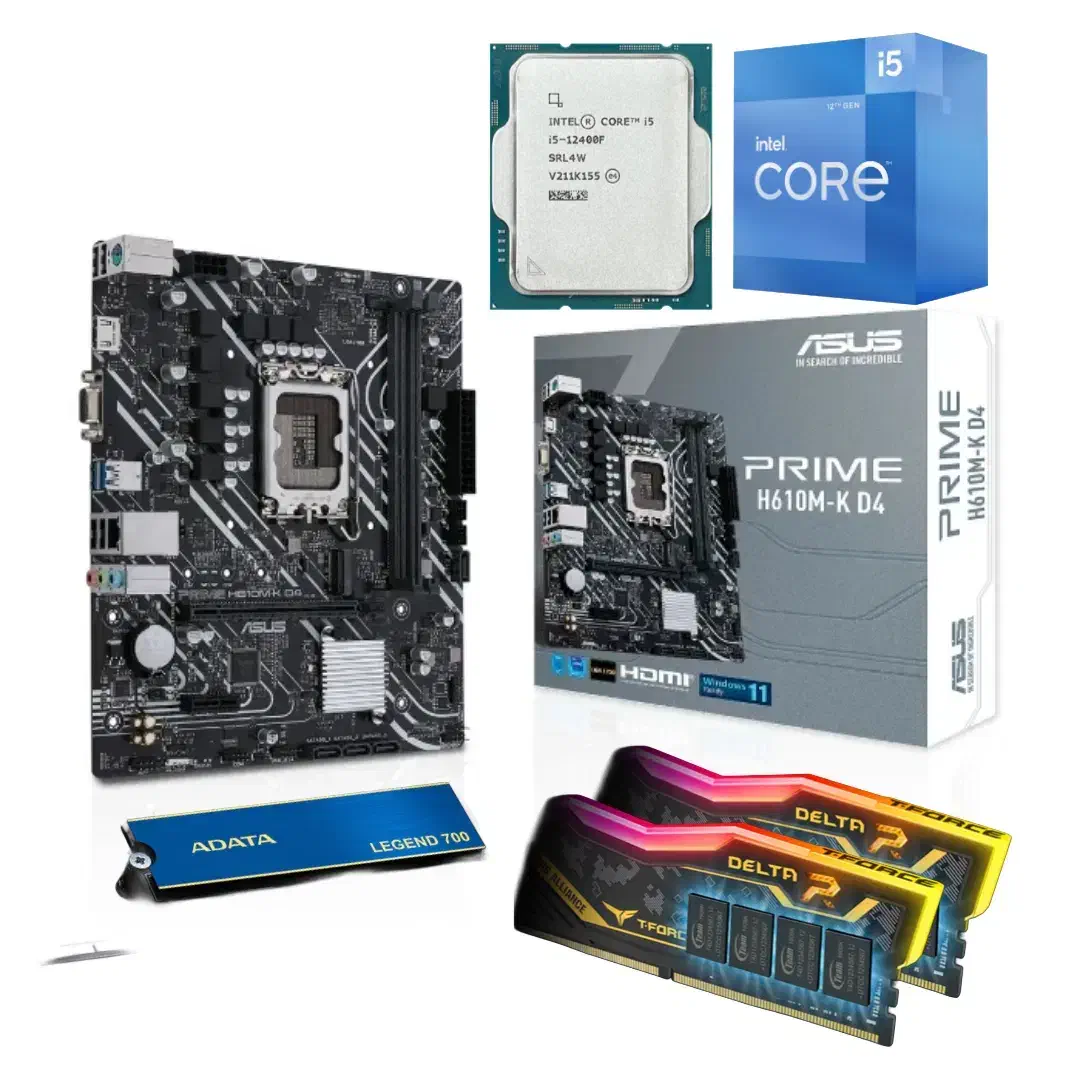 باندل نسل ۱۲ h610mk i5 12400f برای کیس گیمینگ|قطعات و لوازم جانبی رایانه|تهران, شهرک پاسداران|دیوار