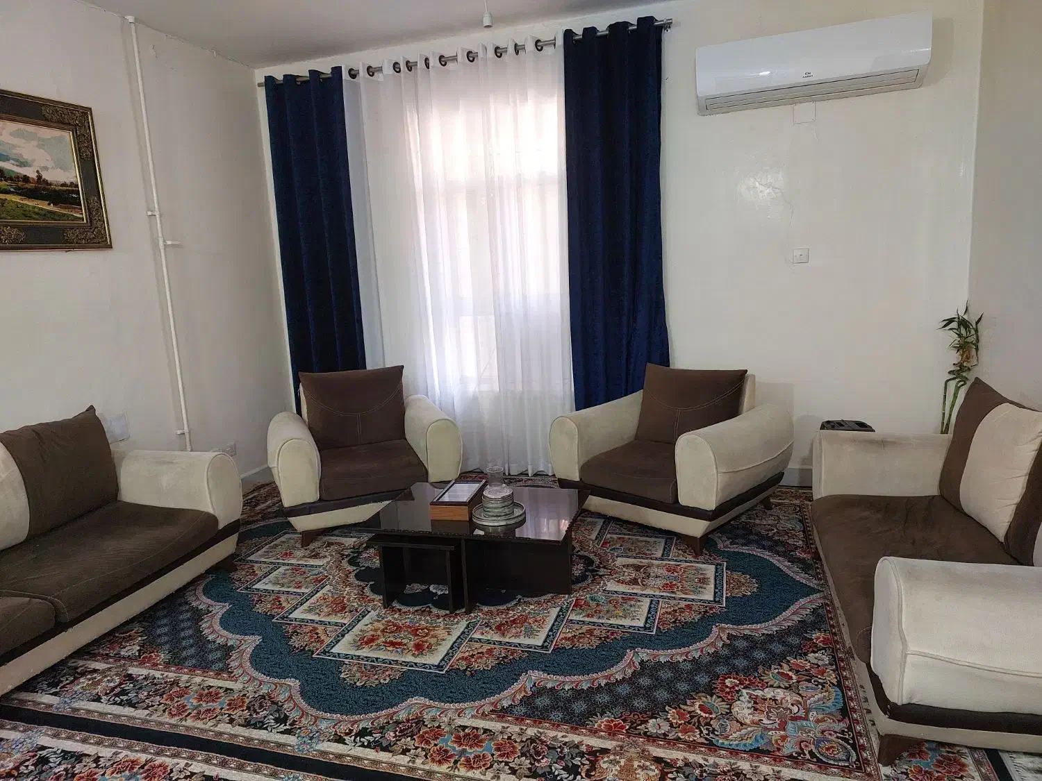 مبل راحتی ومیزوصندلی ناهارخوری|مبلمان خانگی و میز عسلی|امیدیه, |دیوار