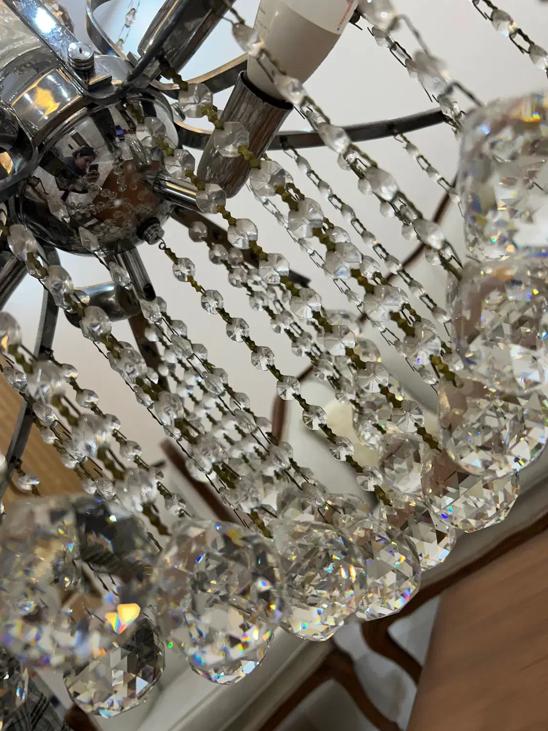 لوستر کریستالی|لوستر و چراغ آویز|محمدیه-قزوین, |دیوار