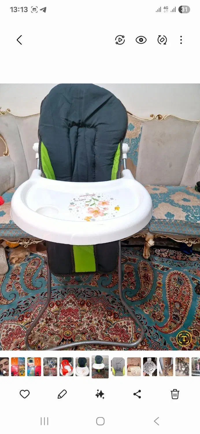 صندلی غذا|تخت و صندلی بچه|تهران, جنت‌آباد شمالی|دیوار