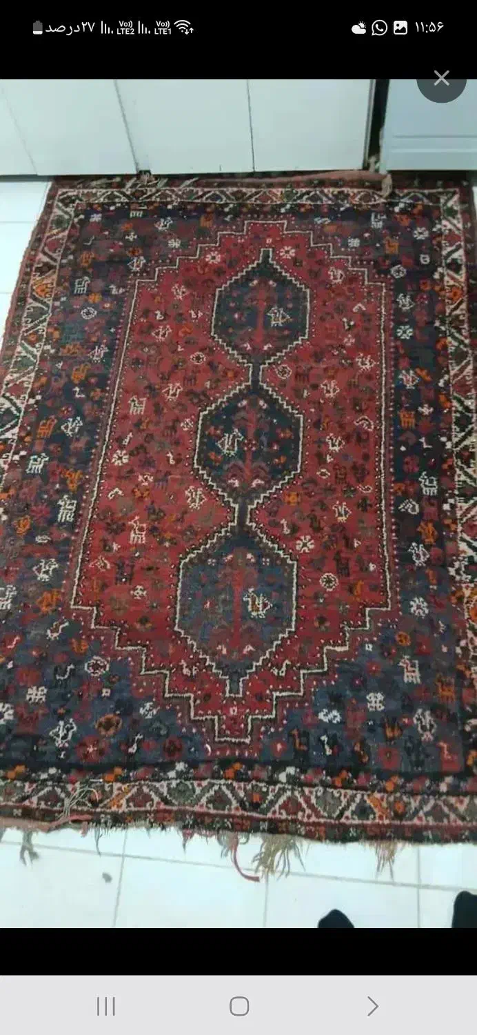 فرش دستباف ۴ متری|فرش|شیراز, شهرک آرین|دیوار