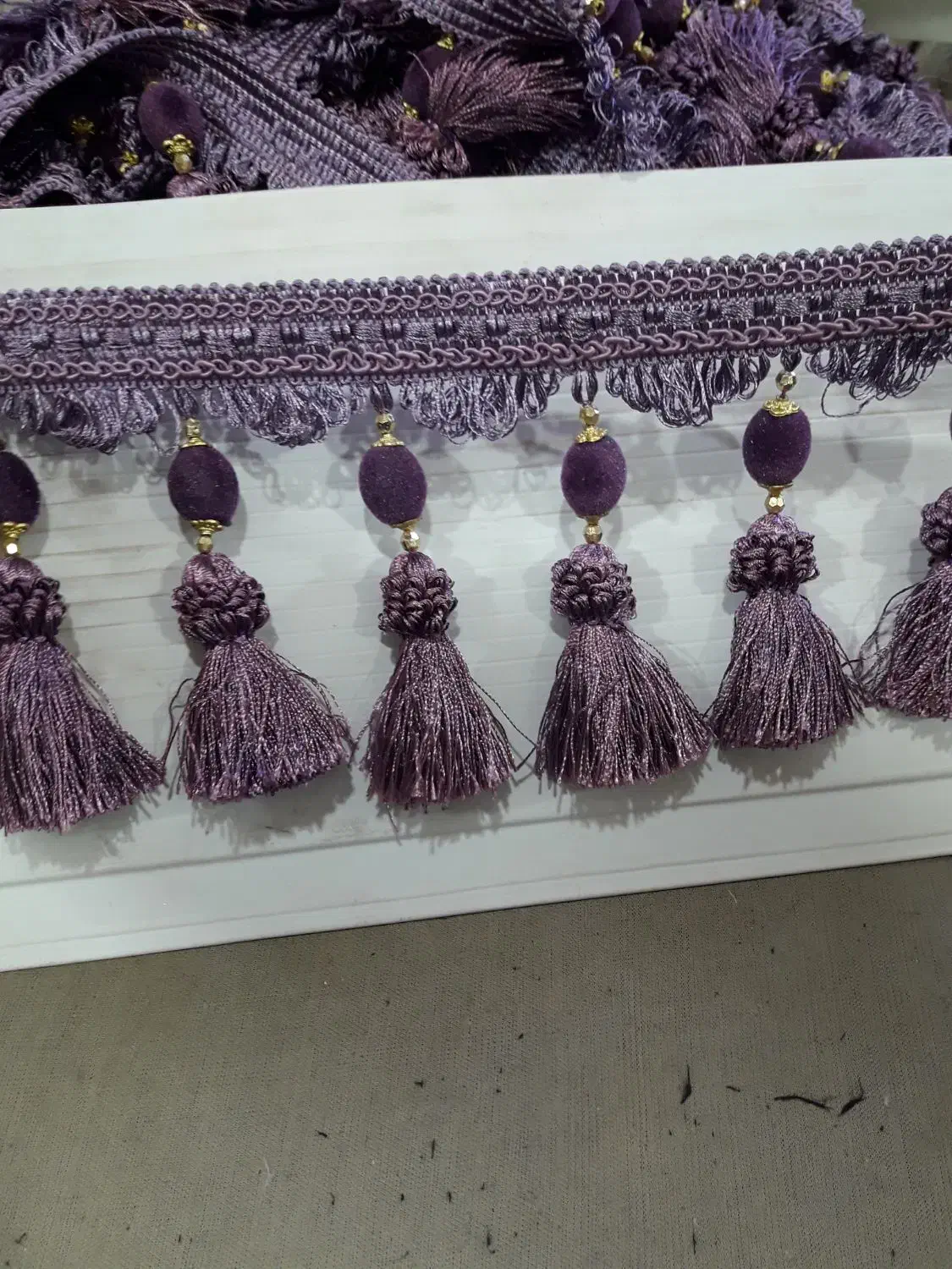 نوار یراق پرده نوار مبل و کوسن ابریشم|پرده، رانر، رومیزی|قرچک, امین آباد|دیوار