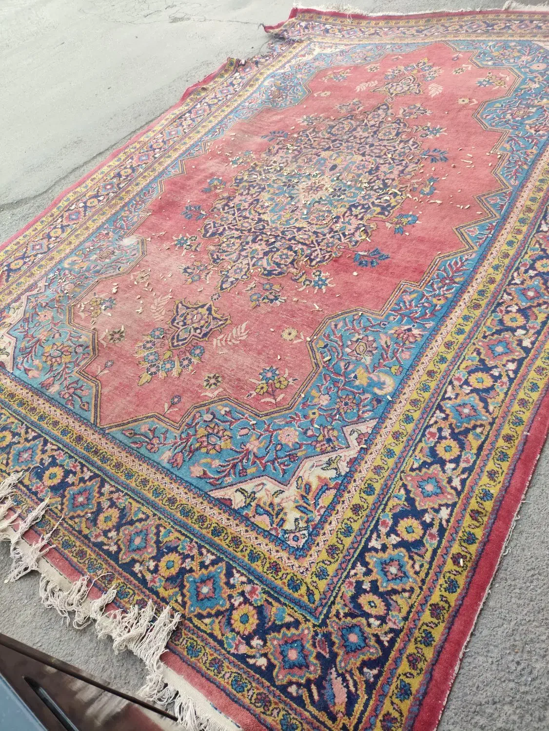 فرش 6 متر دست بافت ترکمن|فرش|گلپایگان, |دیوار