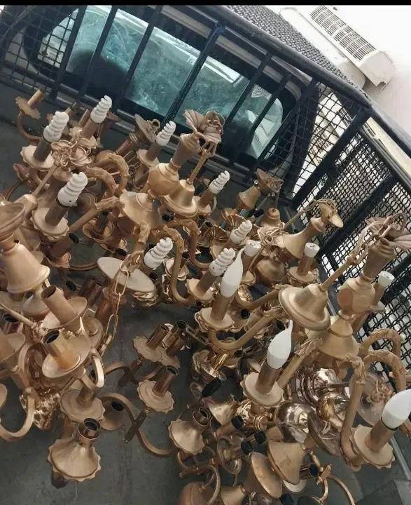 فروشنده و خریدار لوستر آبکاری آینه شمعدان شکسته|لوستر و چراغ آویز|فردیس, فردیس|دیوار