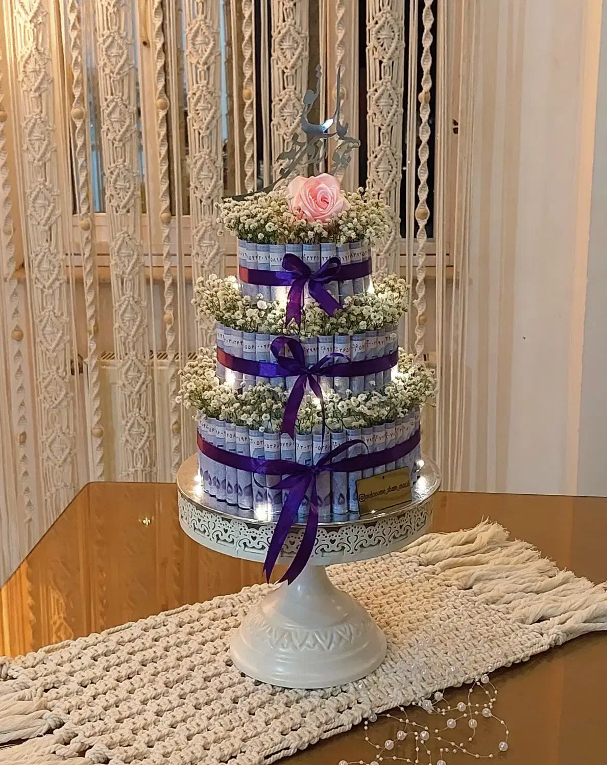 کیک پول مناسب روز زن و روز مادر|صنایع دستی و سایر لوازم تزئینی|رشت, عینک|دیوار