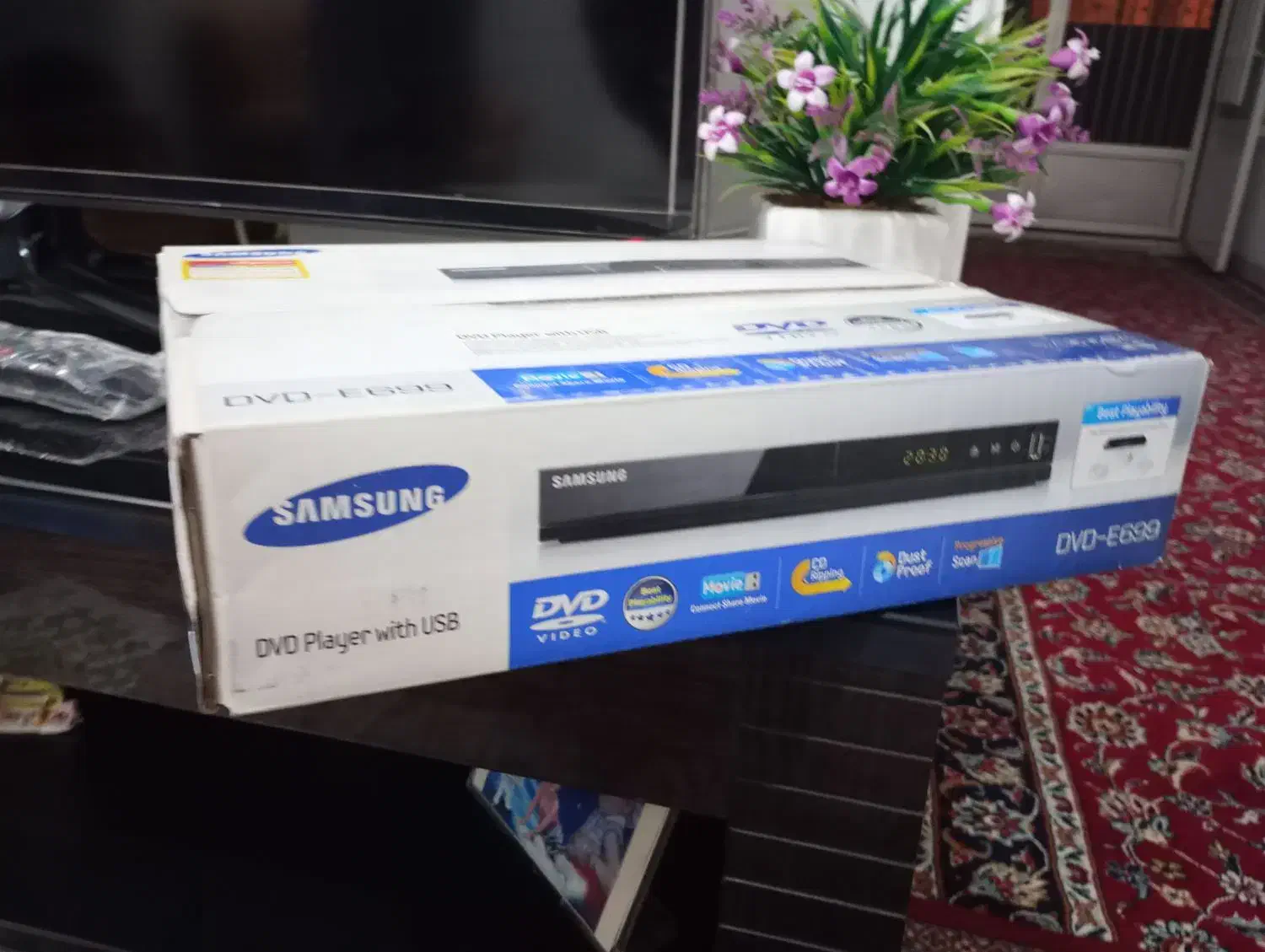 دی وی دی پلیر سامسونگ اصل مدل E699 نو|پخش‌کننده DVD و ویدیو|یزد, |دیوار