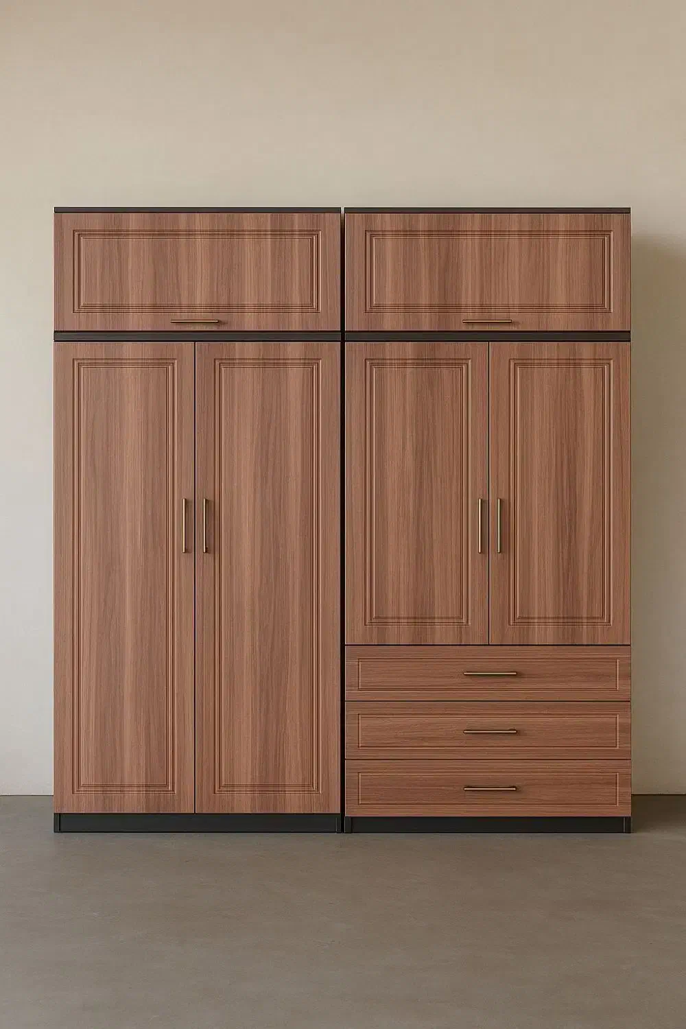 کمدلباس  عرض دومتر  عمق ۶۰۰ کد B140|جاکفشی، کمد، دراور|ملارد, |دیوار