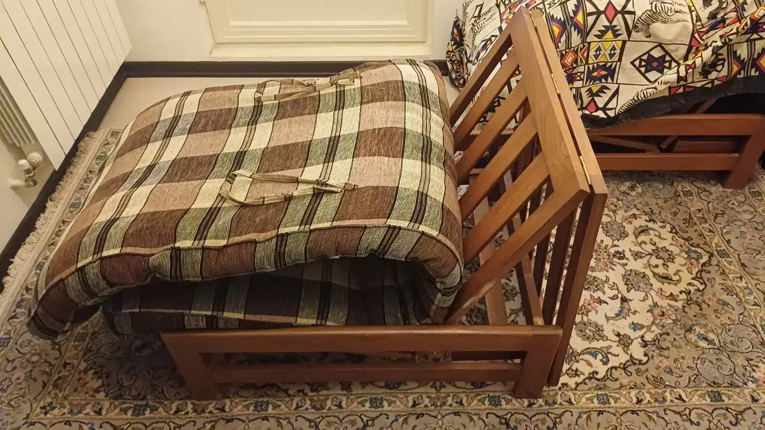 مبل چوبی تختخواب شو|تخت و سرویس خواب|تهران, حکمت|دیوار