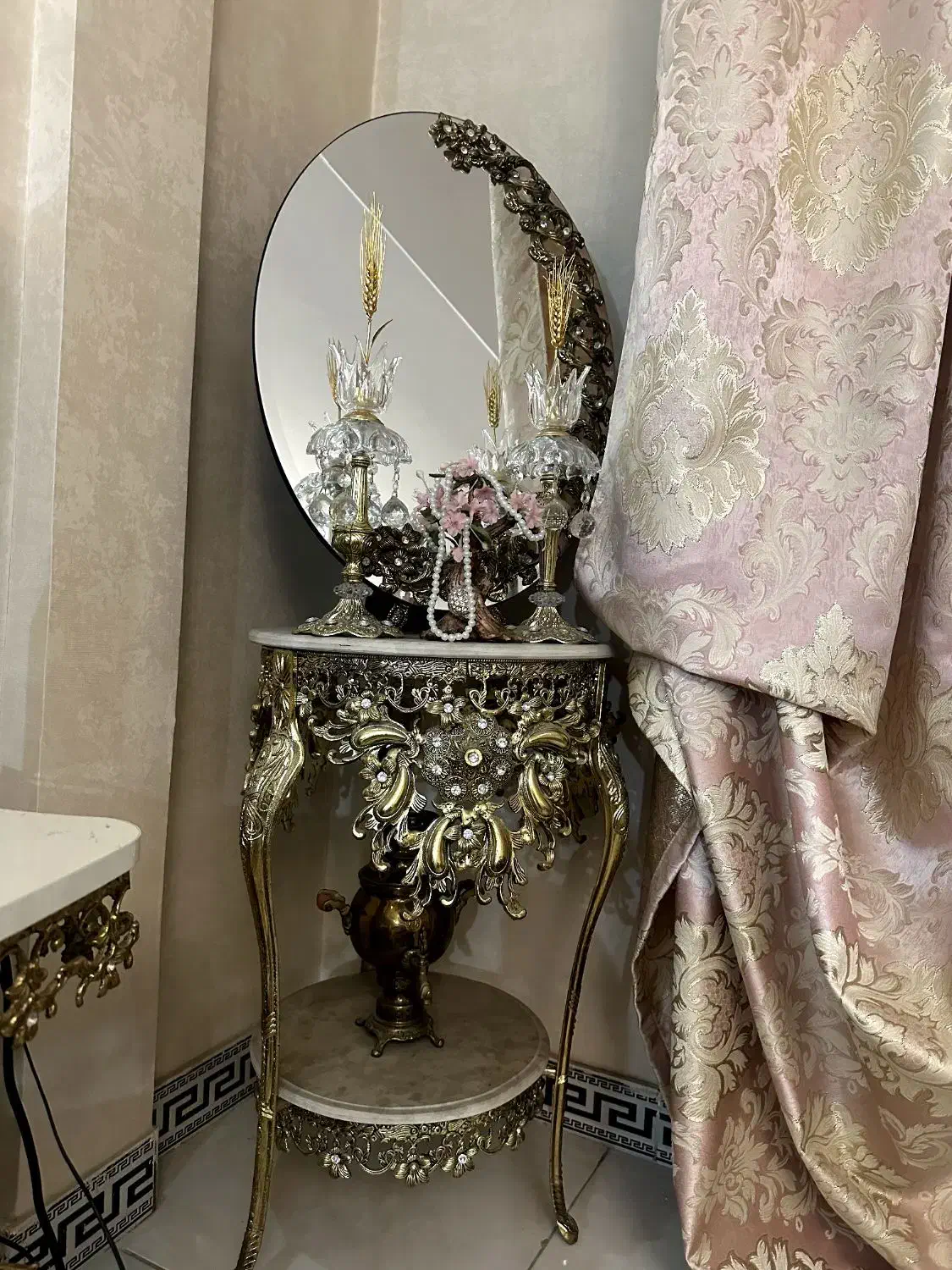 آینه و شمعدان آلیاژ|آینه|شهریار, شهرک وائین|دیوار