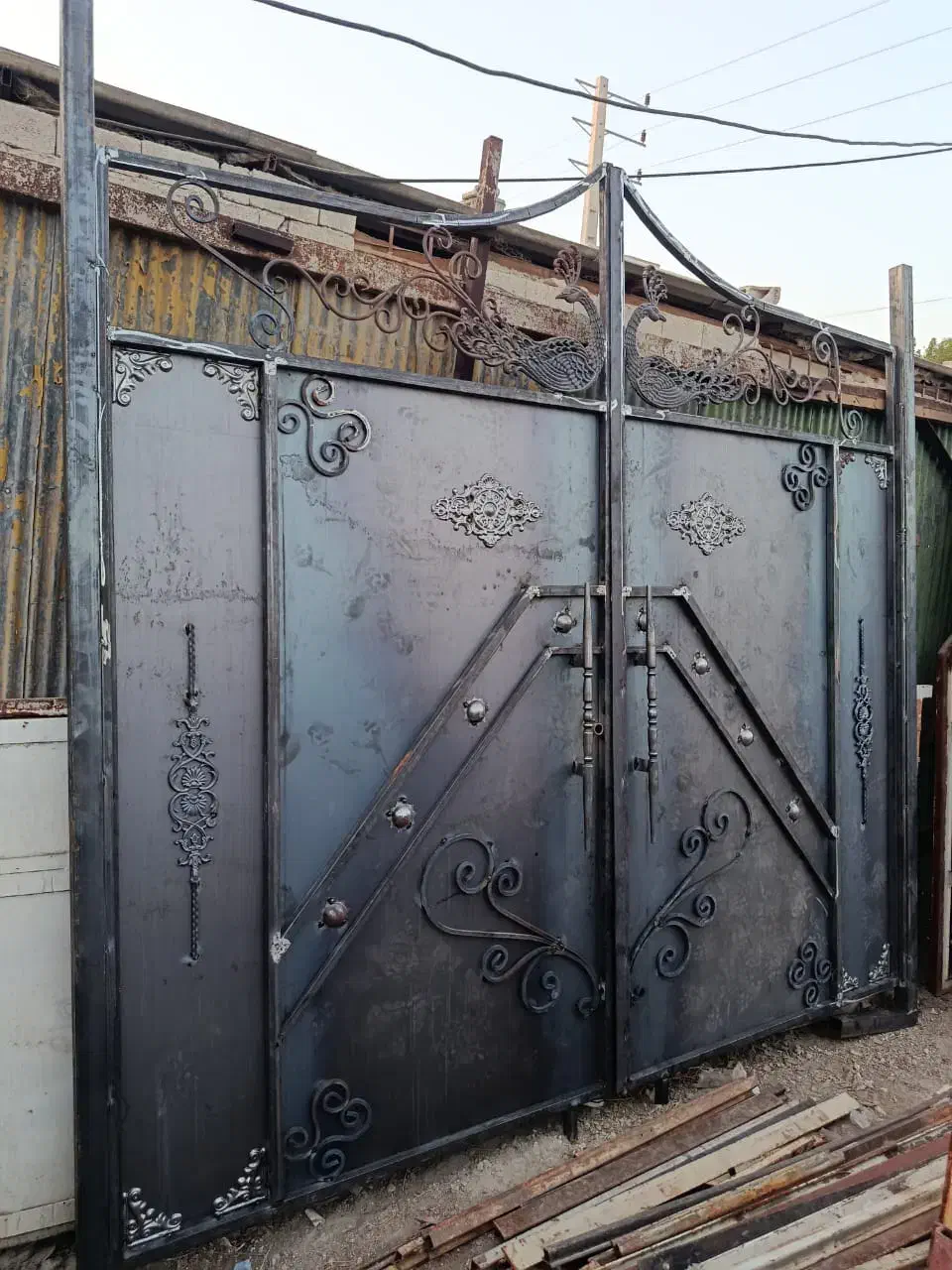 درب حیاط|مصالح و تجهیزات ساختمان|برازجان, |دیوار