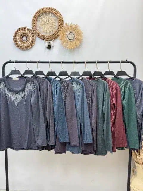 بلوز موهر نگیندار در سایزبندی تا ۵۴|لباس|کاشان, ولیعصر|دیوار