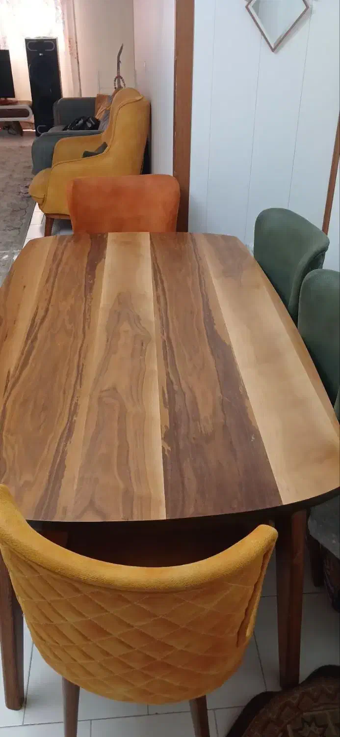 میز نهار خوری ۶نفره|میز و صندلی غذاخوری|محمدیه-قزوین, |دیوار