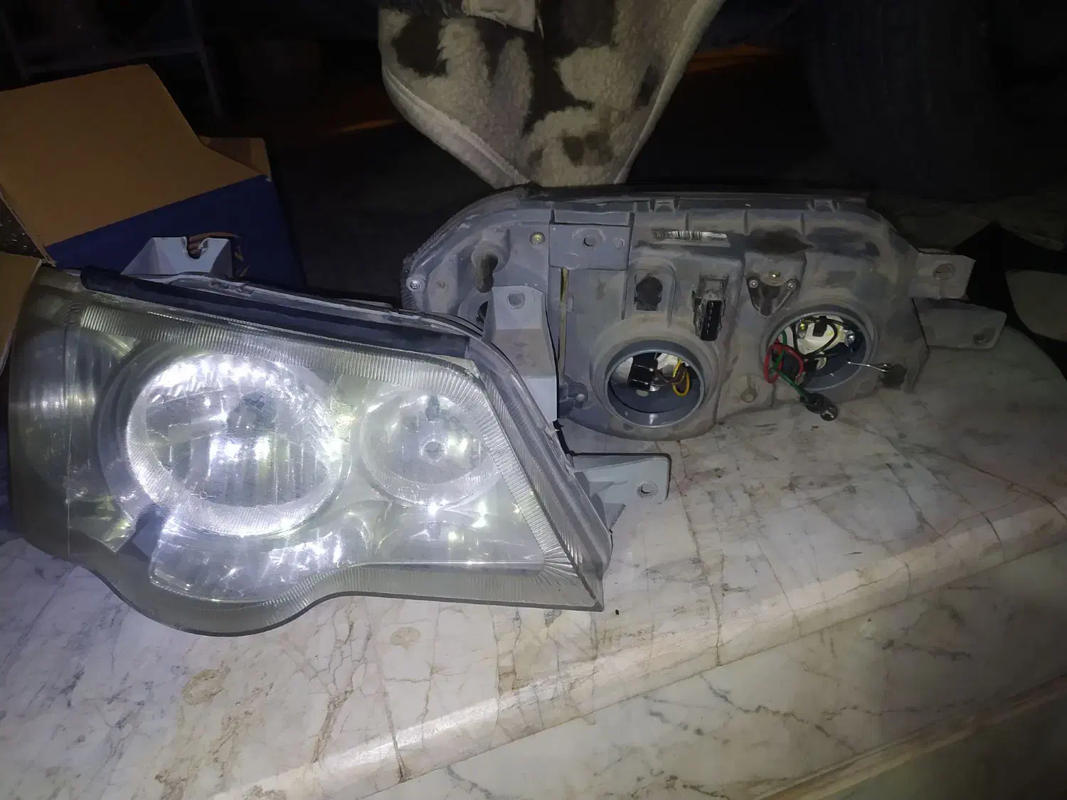 فروش کاسه چراغ پرایدی|قطعات یدکی و لوازم جانبی|نجفآباد, شهدای غربی|دیوار