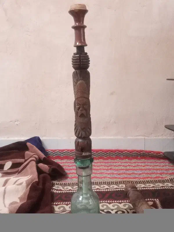 قلیون رخ با چوب گردو|کلکسیون و سرگرمی|نیشابور, رنج آباد|دیوار