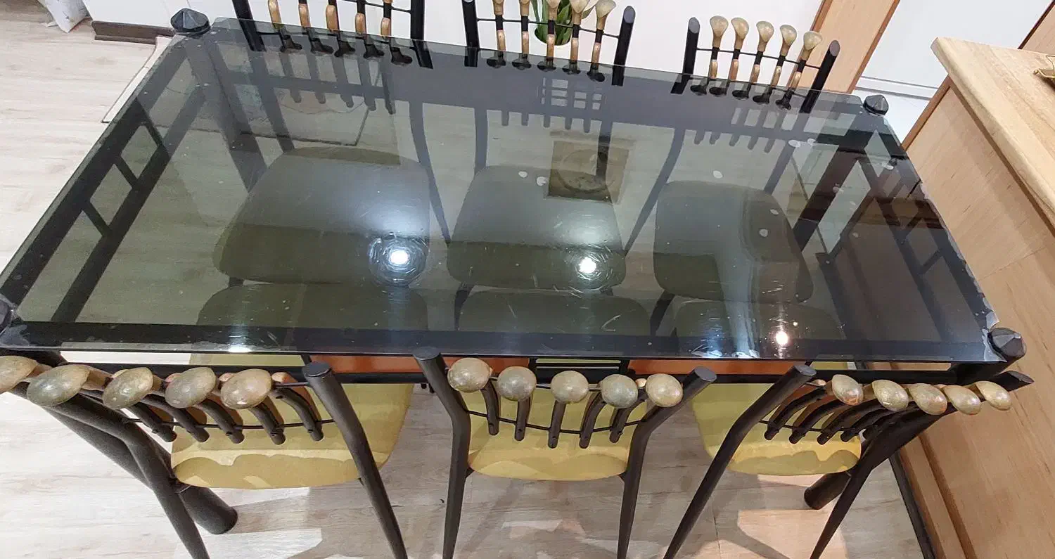 میز ناهارخوری|میز و صندلی غذاخوری|بندر انزلی, معلم|دیوار