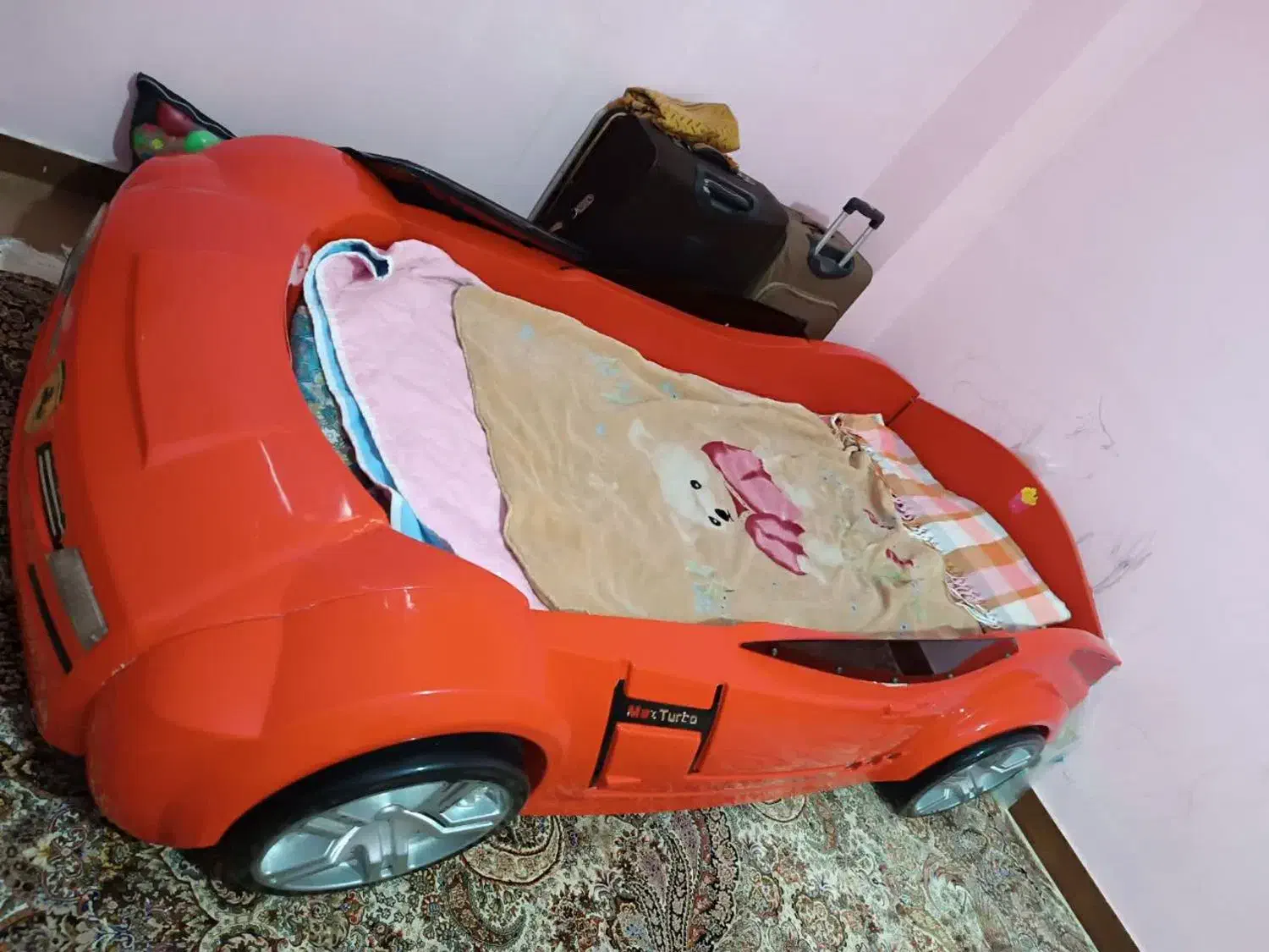 تخت ماشینی کودک در بنک|تخت و صندلی بچه|بندر کنگان, |دیوار