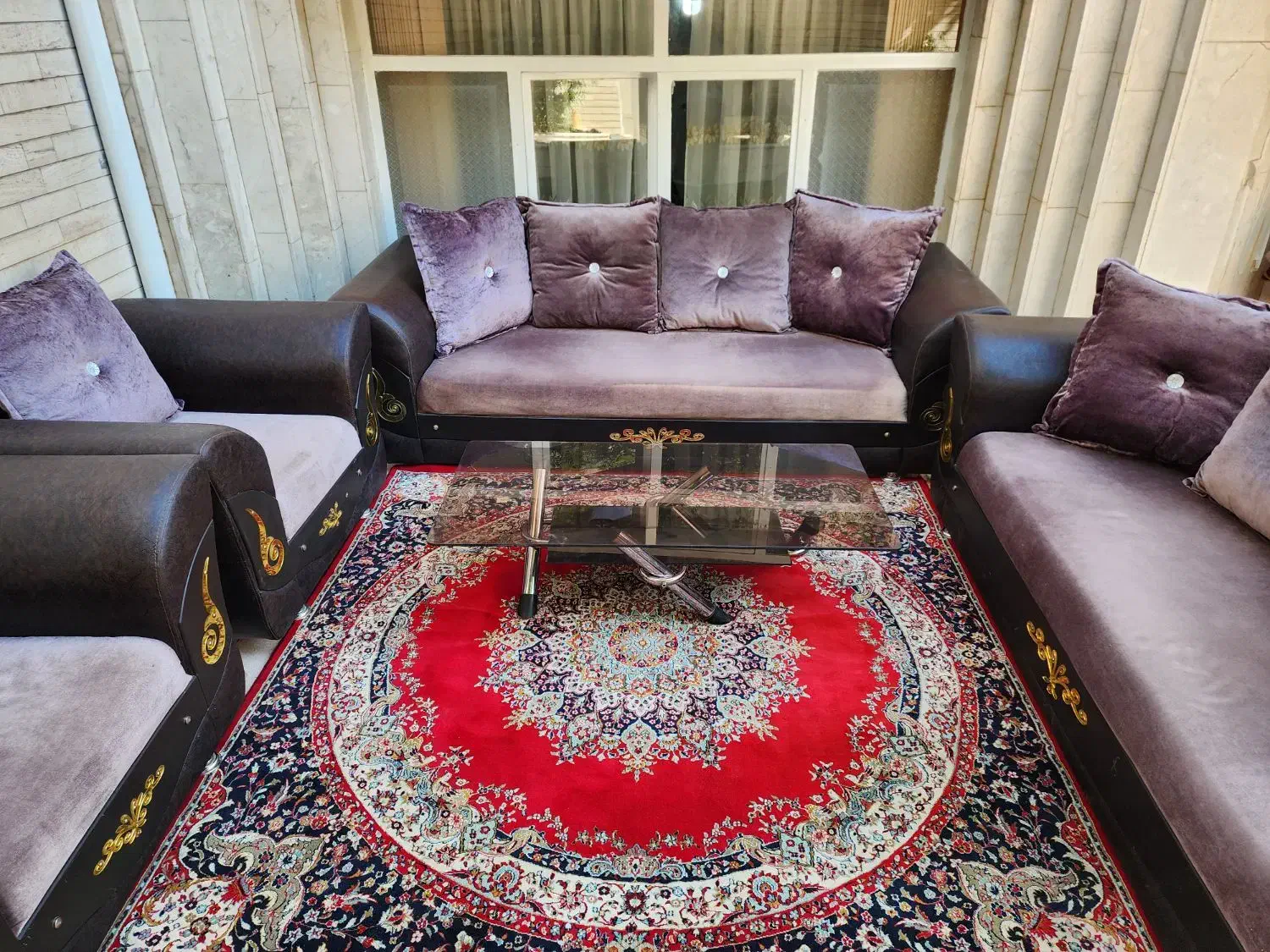 مبل ۸نفره استثنایی راحتی|مبلمان خانگی و میز عسلی|خوی, |دیوار