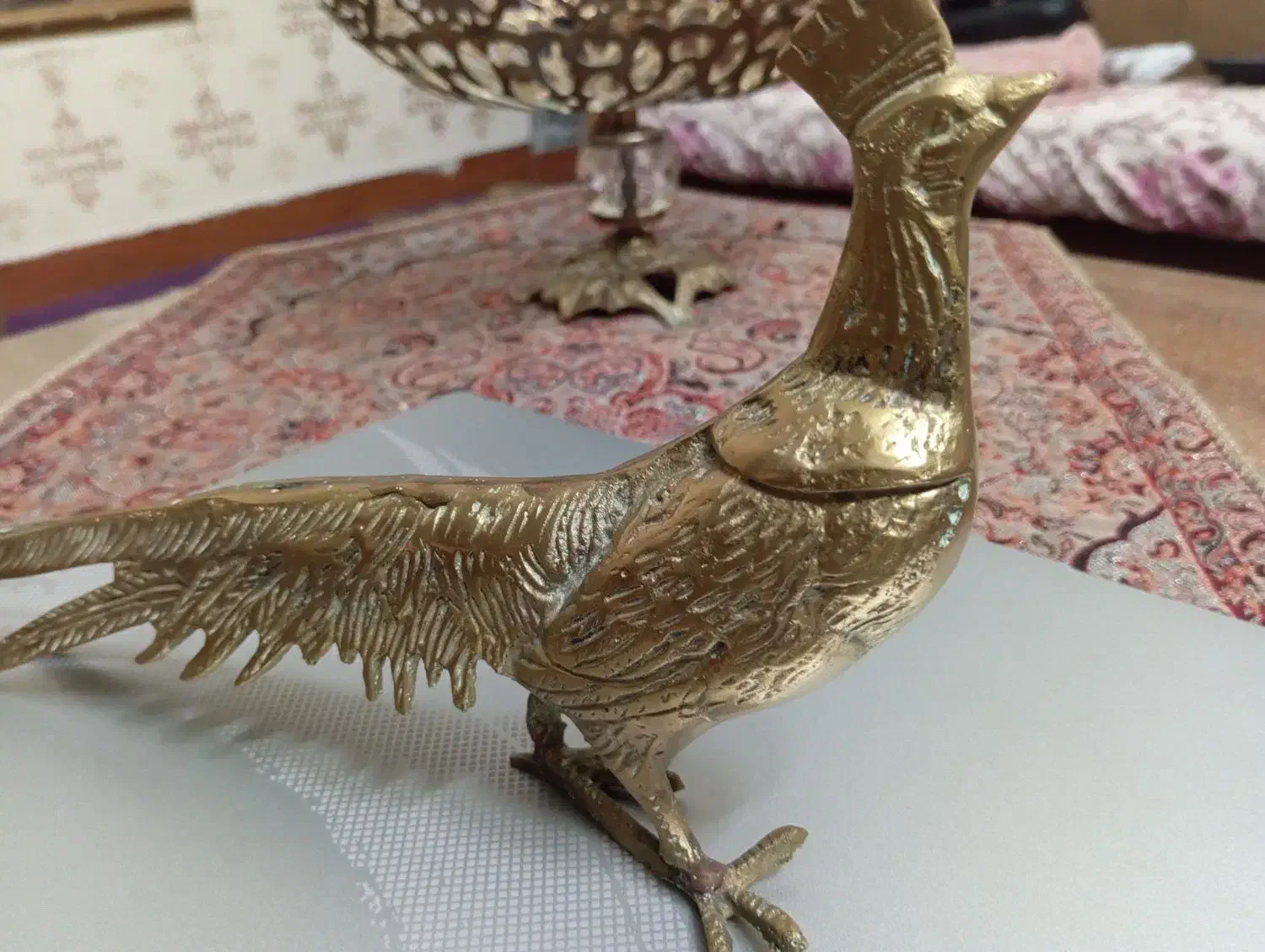 دکوری سیمرغ برنزی|کلکسیون اشیاء عتیقه|اردبیل, |دیوار