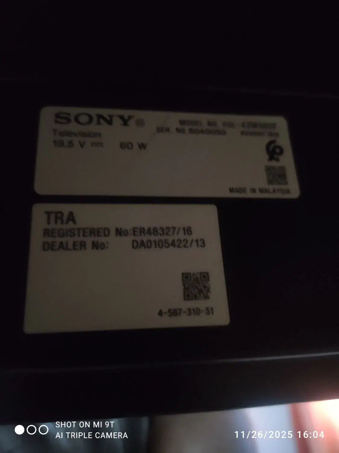 تلویزیون سونی و میز تلویزیون|تلویزیون و پروژکتور|قشم, |دیوار