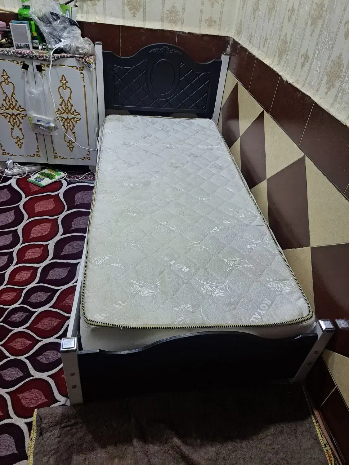 تخت تک نفره|تخت و سرویس خواب|شادگان, |دیوار