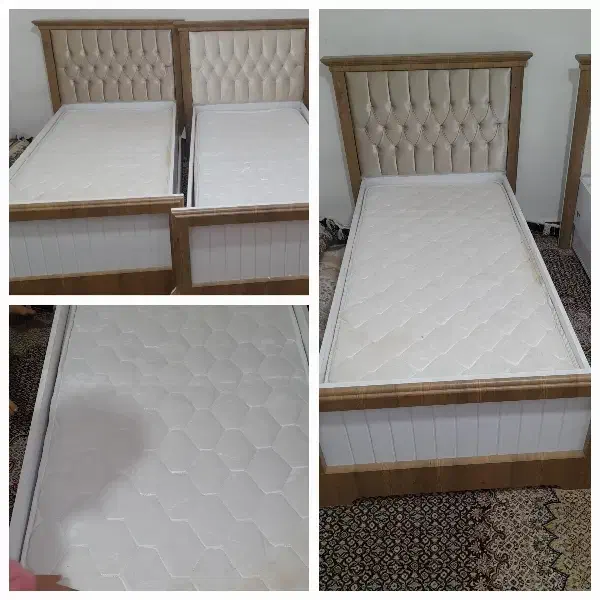 تخت آپادانا سایز کودک و نوجوان(۲ عدد)|تخت و سرویس خواب|ابهر, |دیوار