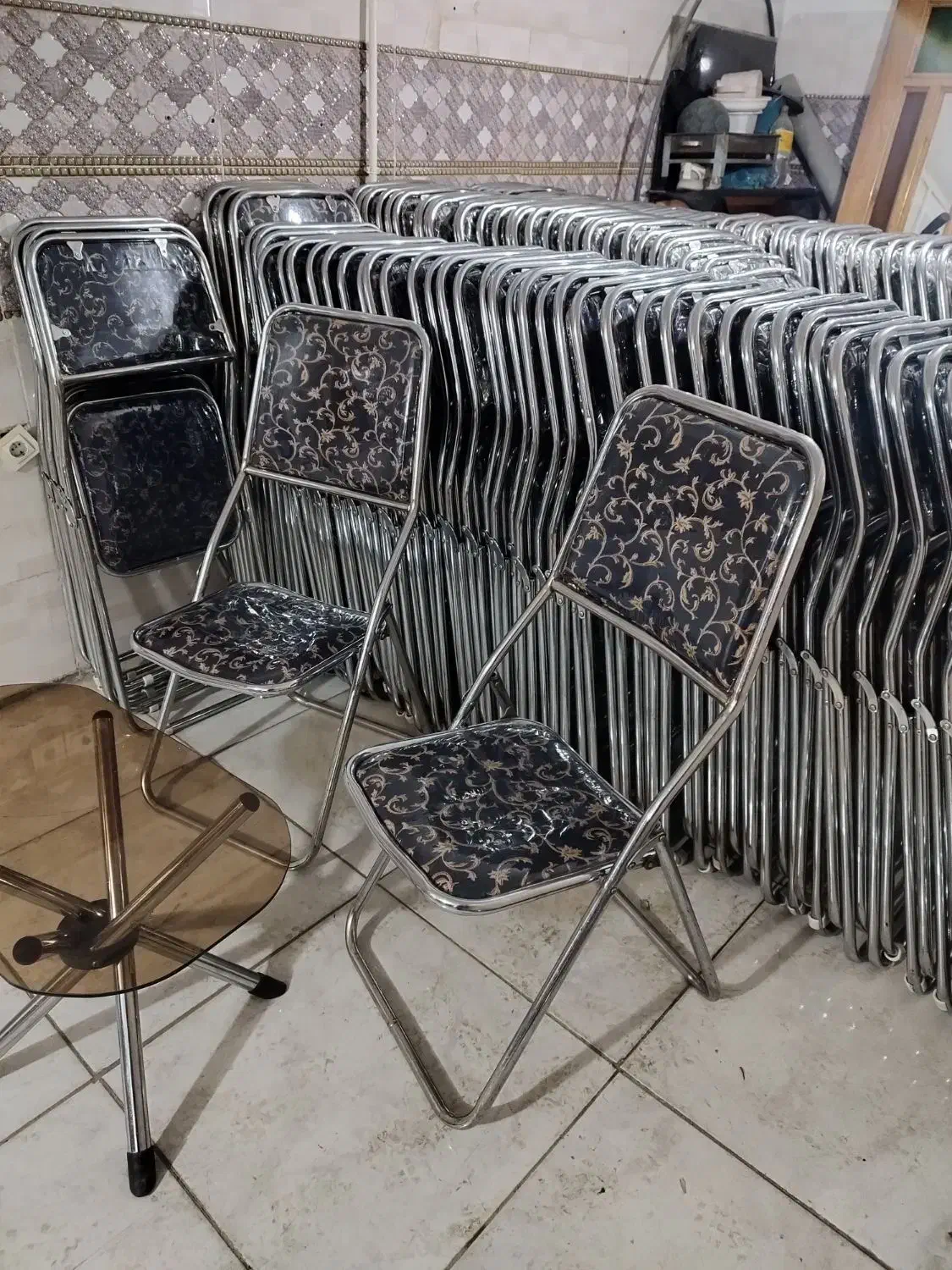 فروش صندلی تاشو فلزی صدوقی میز عسلی تاشو|خدمات پذیرایی، مراسم|بوکان, |دیوار