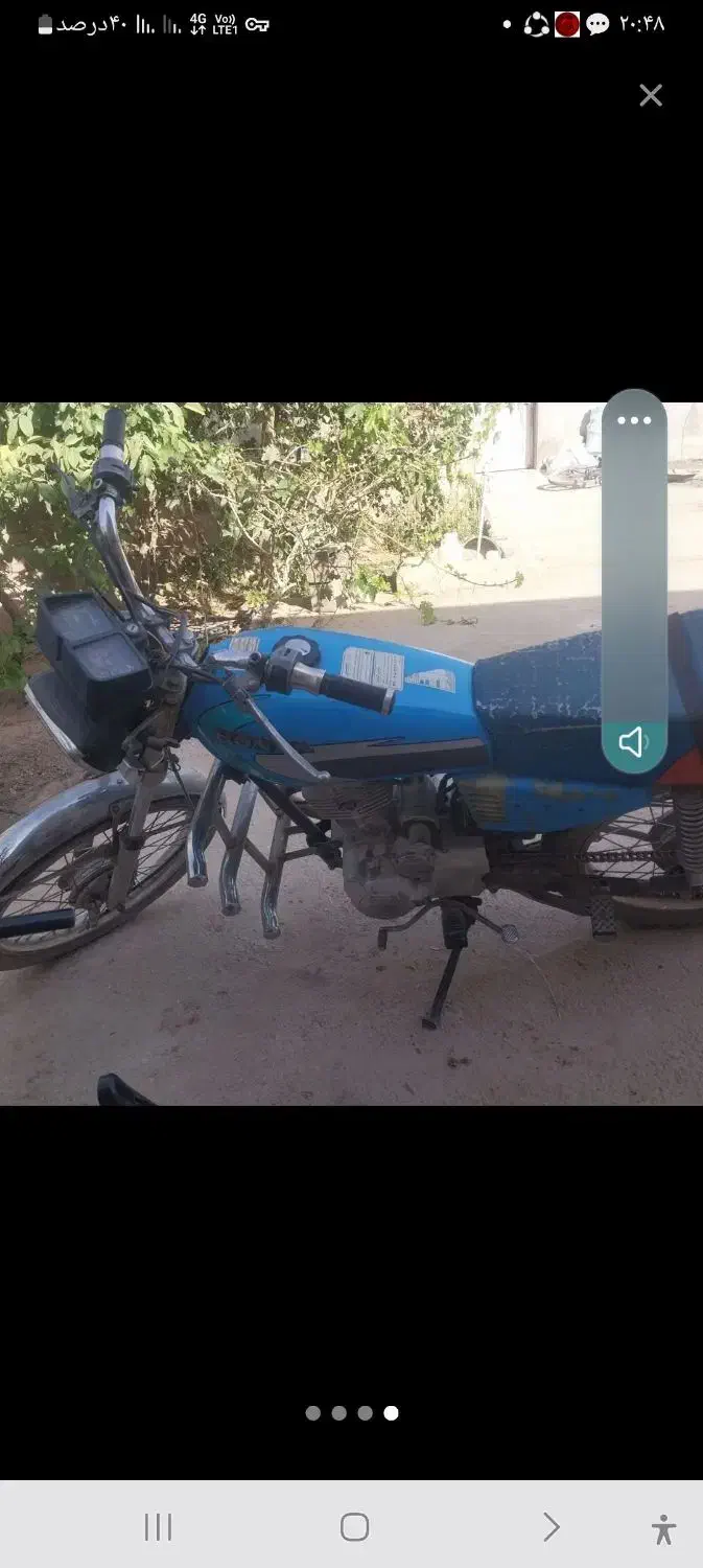 موتورهندا ۱۲۵سی سی ۱۳۹۱مدل|موتورسیکلت|هلالی, |دیوار