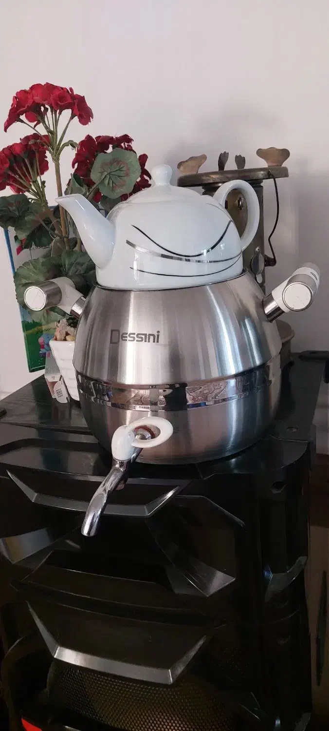 کتری قوری نونو ،کتری روگازی دست دو|قوری، کتری، قهوه‌ساز دستی|گرگان, |دیوار