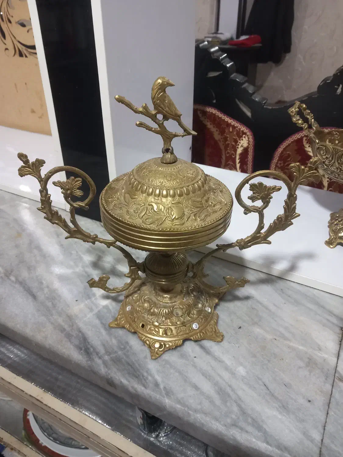 کشکول و دو عدد قندان برنجی|صنایع دستی و سایر لوازم تزئینی|اسلام‌شهر, شهرک مهدیه|دیوار