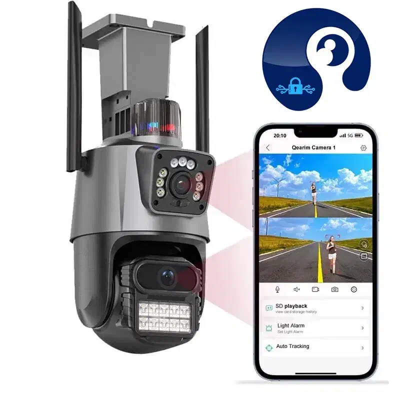 دوربین سیم کارتی (4G) - نو و پلمب - دید در شب|دوربین مداربسته|اردکان, |دیوار