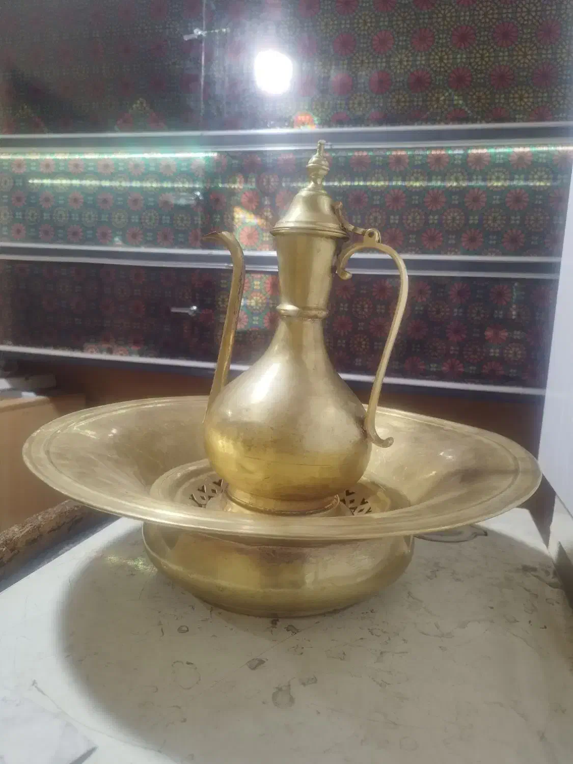 آفتابه لگن قدیمی|کلکسیون اشیاء عتیقه|زنجان, |دیوار