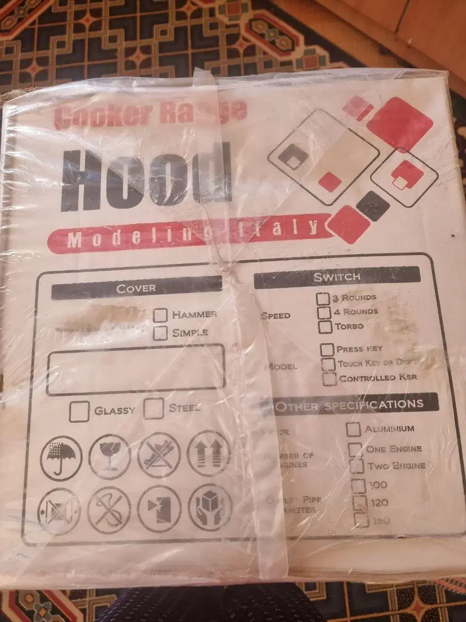 هود مورب روکار|هود|مبارکه, |دیوار