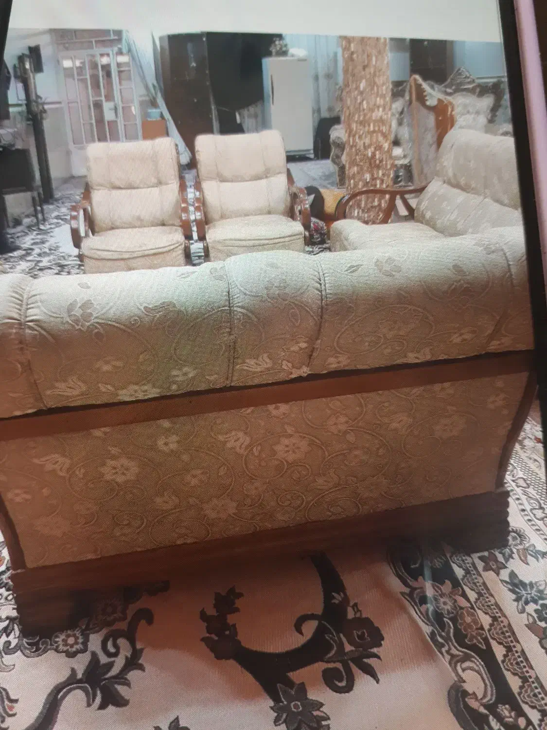 مبل راحتی۷نفره.باچوب روسی|مبلمان خانگی و میز عسلی|اهواز, فاز ۲ پادادشهر|دیوار
