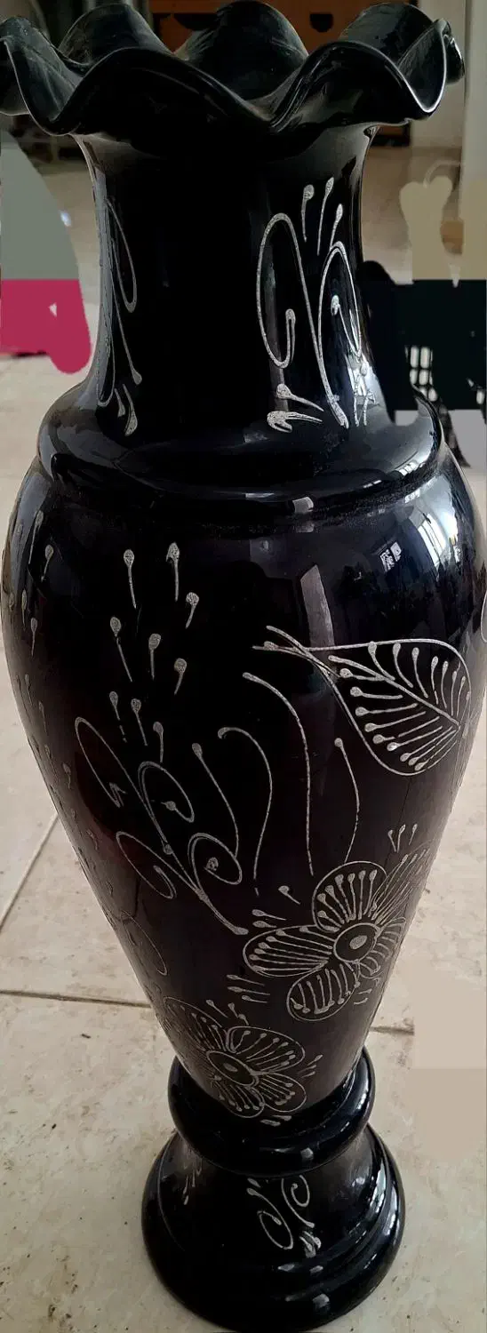 گلدان مشکی|گل مصنوعی|اهر, |دیوار