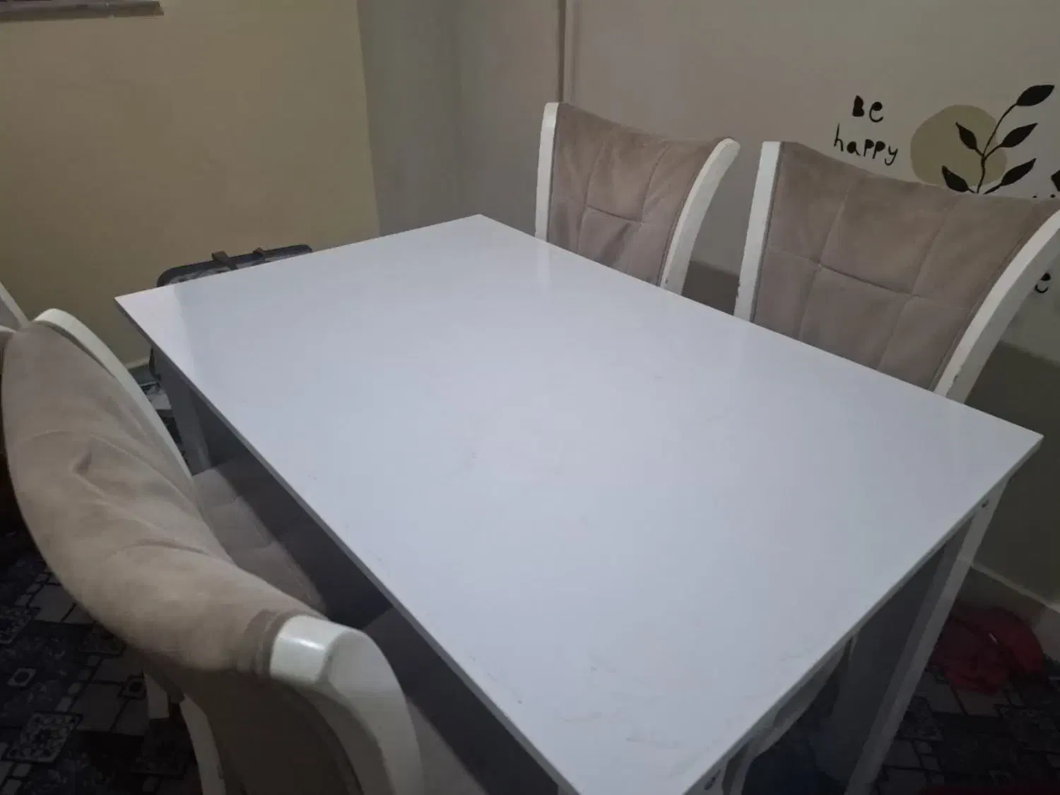 ۴ نفره صندلی و میز|میز و صندلی غذاخوری|گالیکش, |دیوار