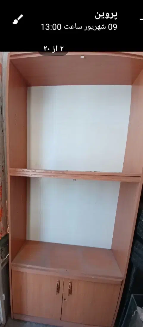 کمد بزرگ ام دی اف بزرگ|کتابخانه، شلف، قفسه‌های دیواری|کرمانشاه, |دیوار