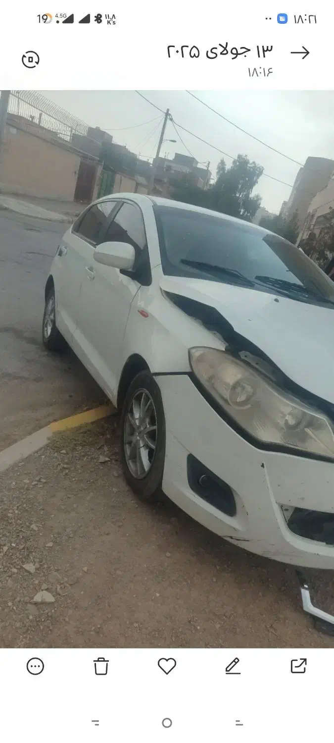 فروش ام وی ام 315 تصادفی|خودرو سواری و وانت|اصفهان, بهارستان|دیوار