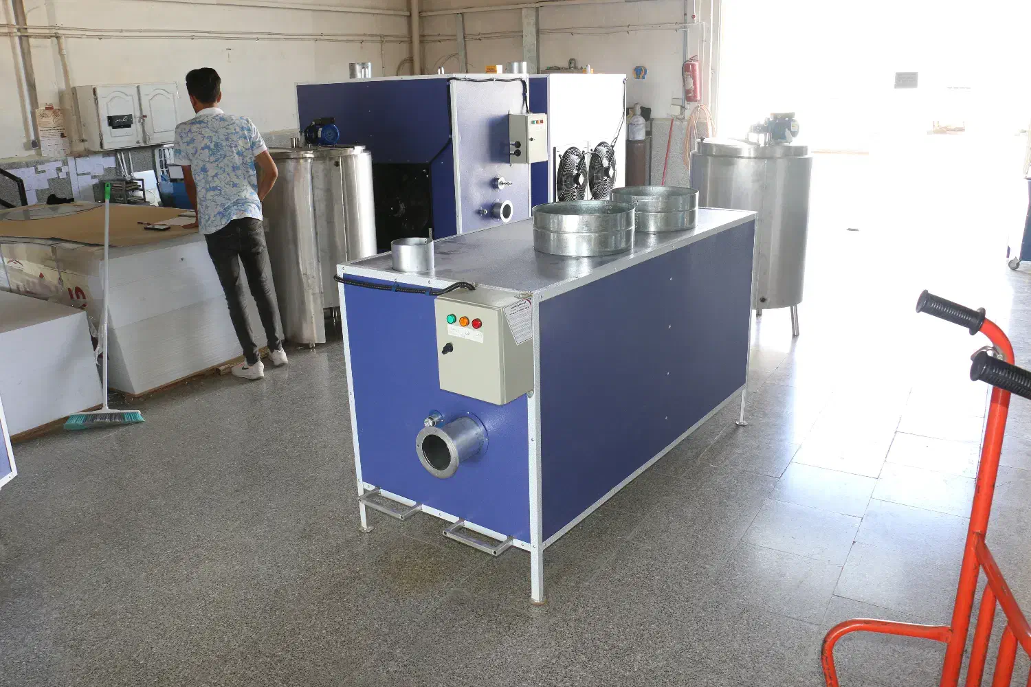 دستگاه هیتر کابینتی بخاری گلخانه صنعتی 240 گازی|ماشین‌آلات صنعتی|اصفهان, پوریای ولی|دیوار